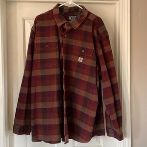 Carhartt loose fit flannel shirt